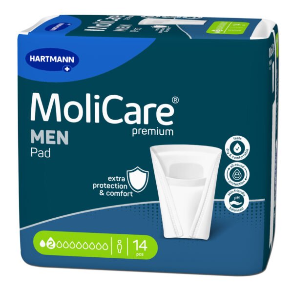 MoliCare MEN įklotai 2 lašai, N14