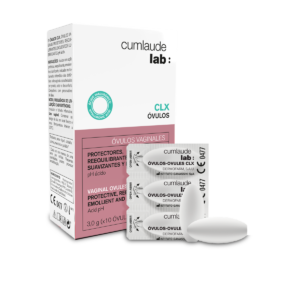 CUMLAUDE LAB CLX makšties ovulės su chlorheksidinu ir hialurono rūgštimi, 10 vnt.