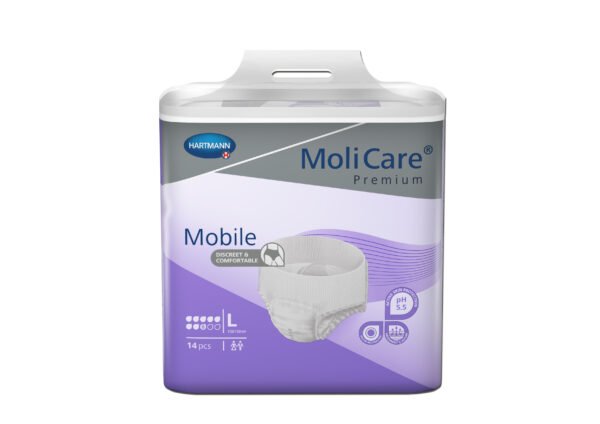 MoliCare Mobile sauskelnės-kelnaitės 8 lašai, L, N14