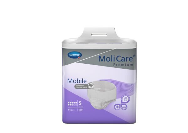 MoliCare Mobile sauskelnės-kelnaitės 8 lašai, S, N14