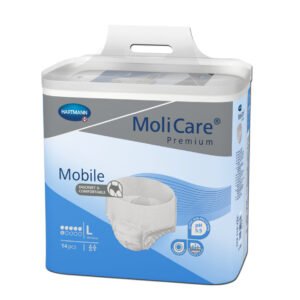 MoliCare Mobile sauskelnės-kelnaitės 6 lašai, L, N14