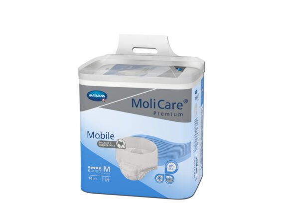 MoliCare Mobile sauskelnės-kelnaitės 6 lašai, M, N14