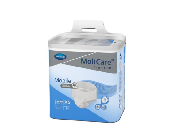 MoliCare Mobile sauskelnės-kelnaitės 6 lašai, XS, N14