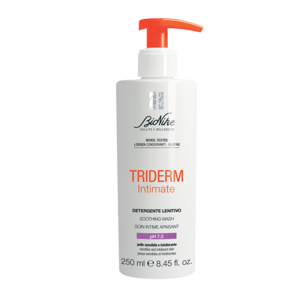BioNike TRIDERM INTIMATE pH 7.0, raminamasis intymios higienos prausiklis, 250 ml