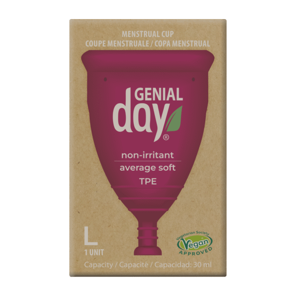 Genial Day menstruacinė taurelė – L dydis 30 ml
